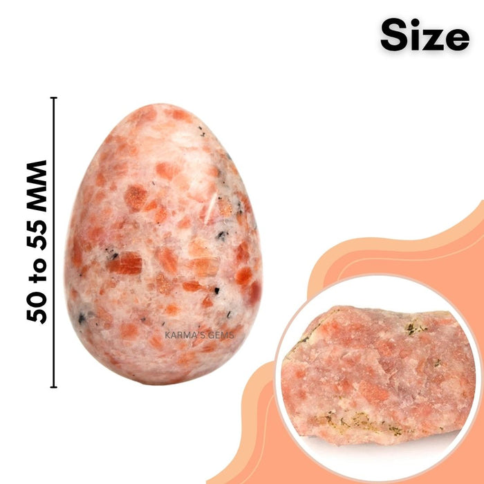POLISHED SUNSTONE POCKET EGG