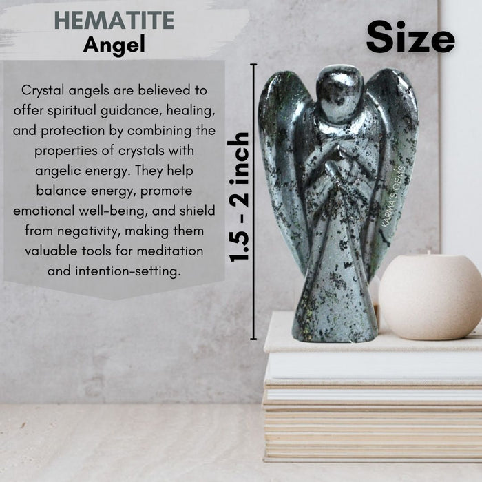 PIERRE D'HÉMATITE CRISTAL ANGE