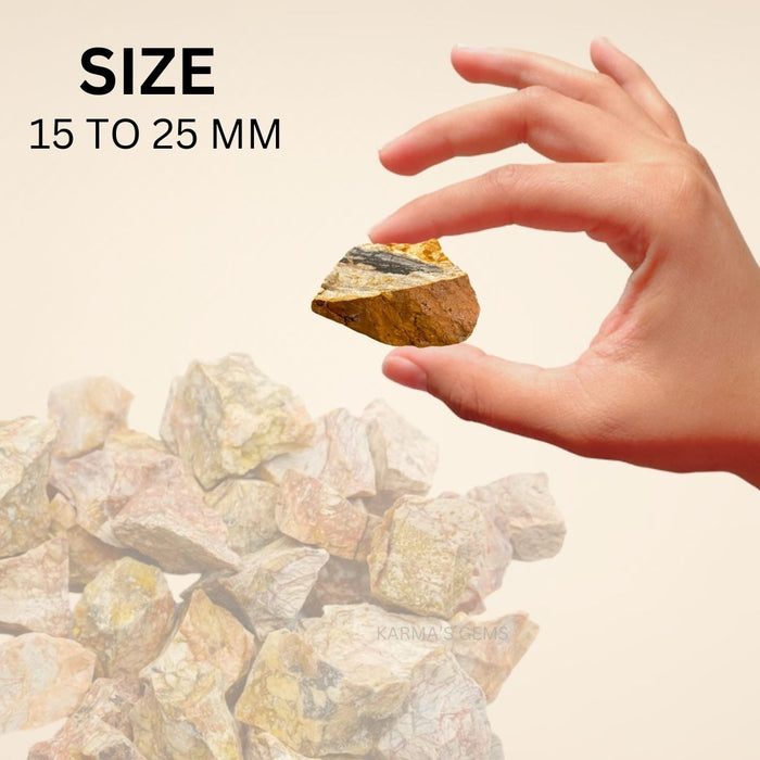 2 PCS 15 TO 25 MM LANDSCAP JASPER ROUGH STONE