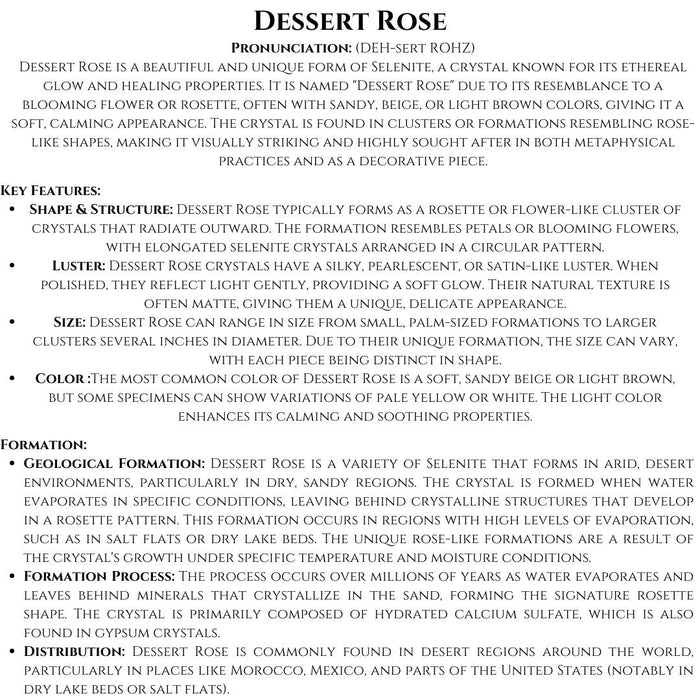 DESSERT ROSE