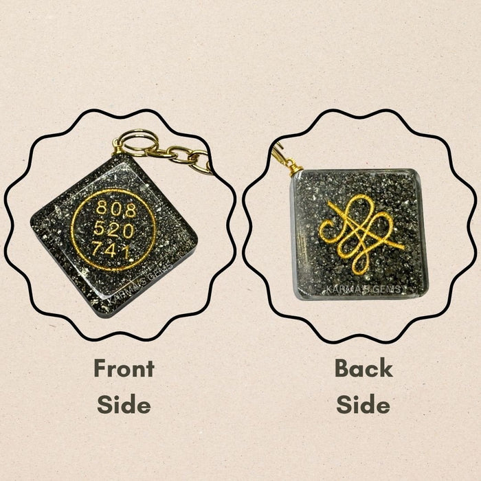 PYRITE ZIBU KEYCHAIN