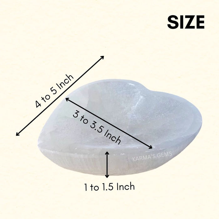 SELENITE HEART BOWL