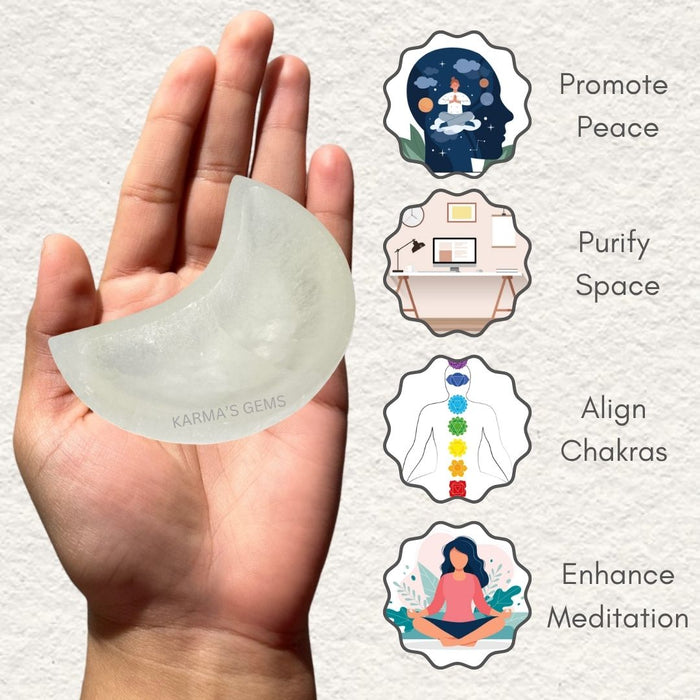 SELENITE MOON BOWL